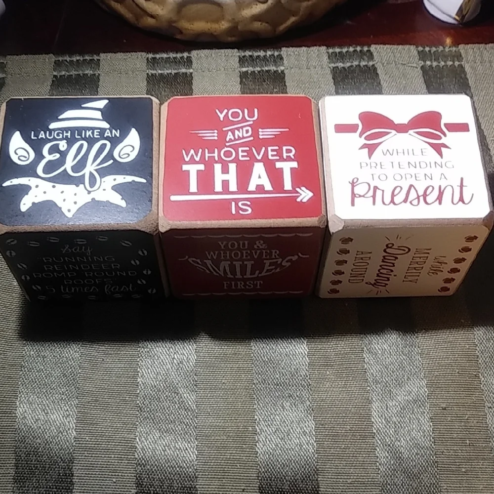 Demdaco Party Starter Dice - Red and White